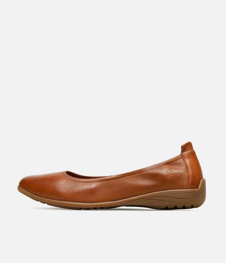 Josef Seibel Versatile Cognac Ballet Flats