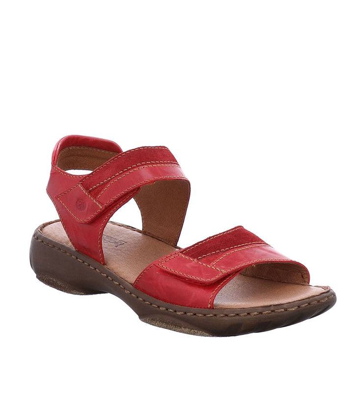 Josef Seibel Red Combi Ladies Sandals