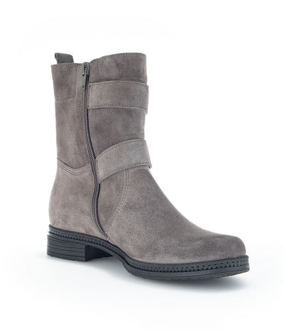 Gabor Pepper Grey Suede Ankle Boots