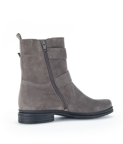Gabor Pepper Grey Suede Ankle Boots