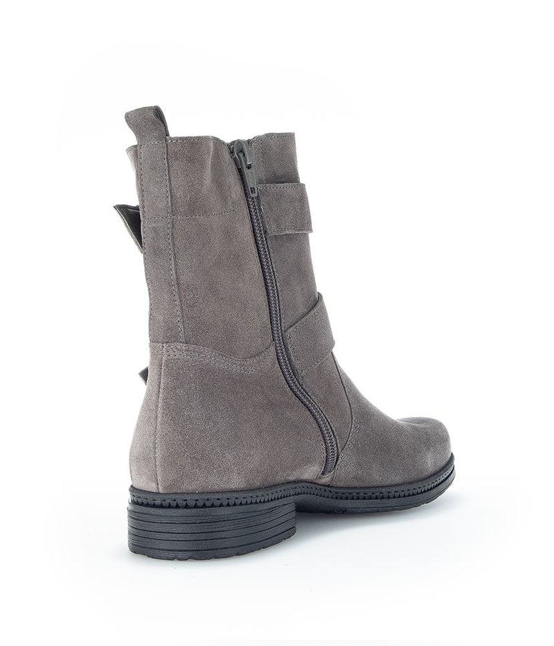 Gabor Pepper Grey Suede Ankle Boots