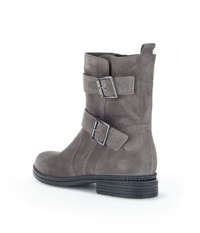 Gabor Pepper Grey Suede Ankle Boots