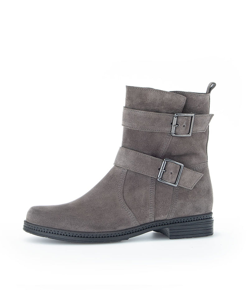 Gabor Pepper Grey Suede Ankle Boots