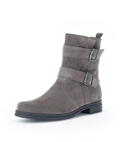 Gabor Pepper Grey Suede Ankle Boots