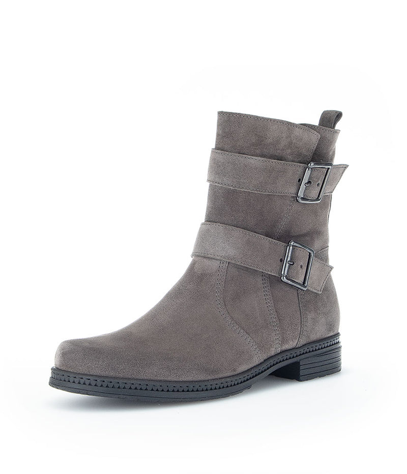 Gabor Pepper Grey Suede Ankle Boots
