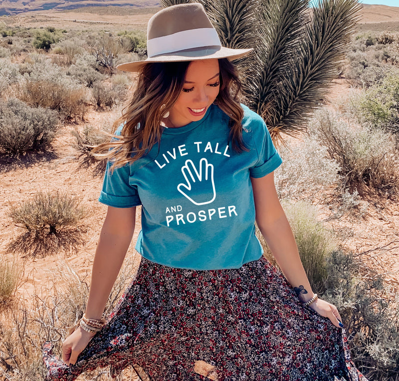 LIVE TALL AND PROSPER T-SHIRT (FINAL SALE)
