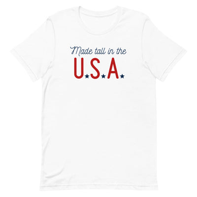 Made Tall in the U.S.A. t-shirt in White.