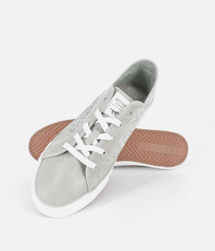 Mustang Fashionable Mint Green Lace Sneaker