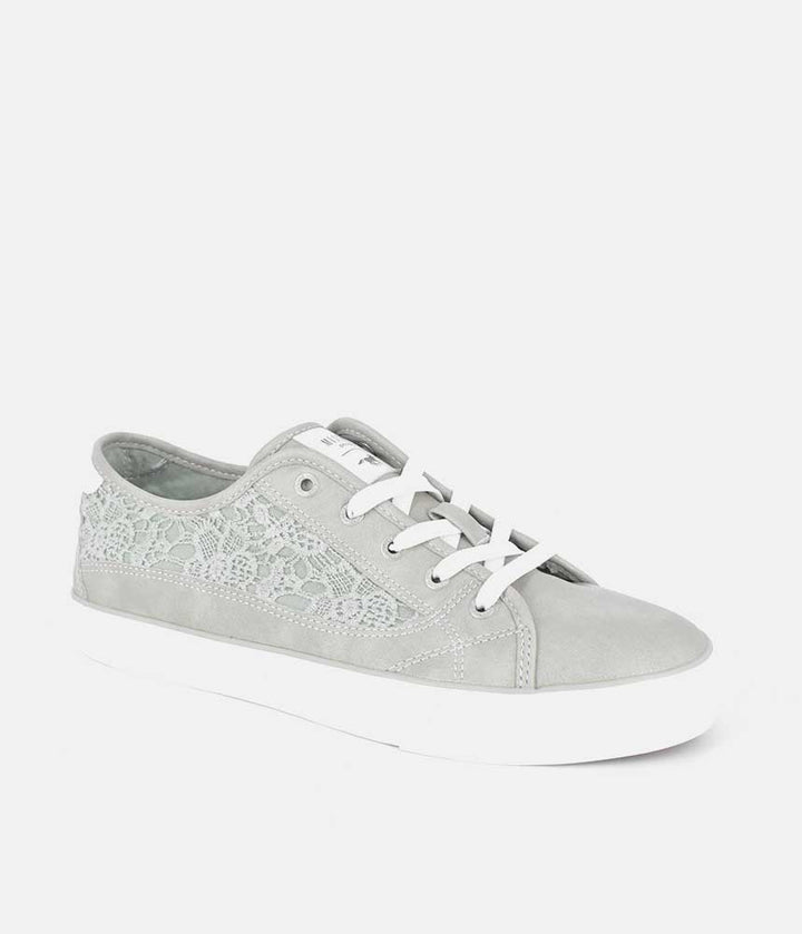 Mustang Fashionable Mint Green Lace Sneaker