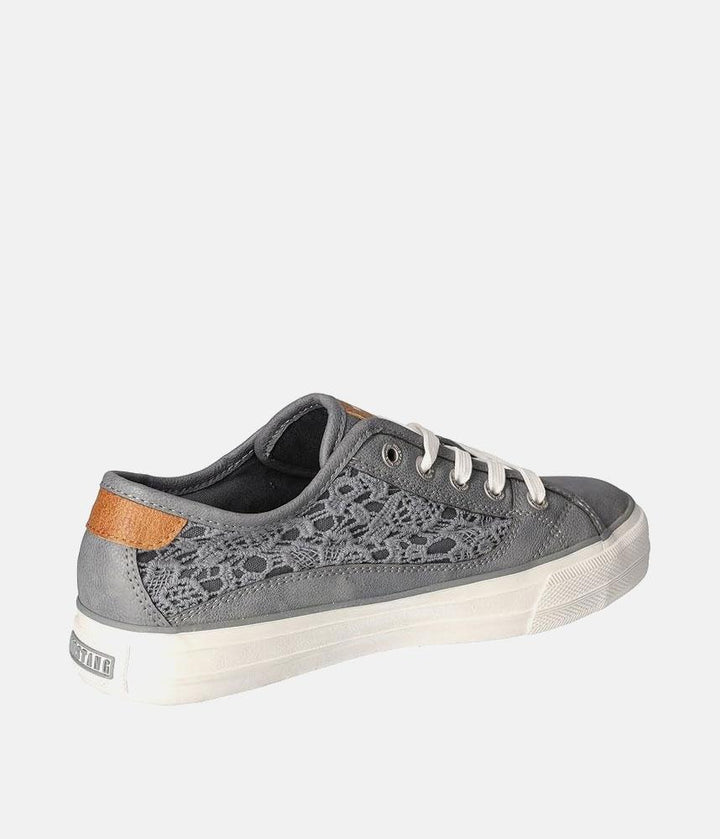 Mustang Fashionable Grey Lace Sneaker