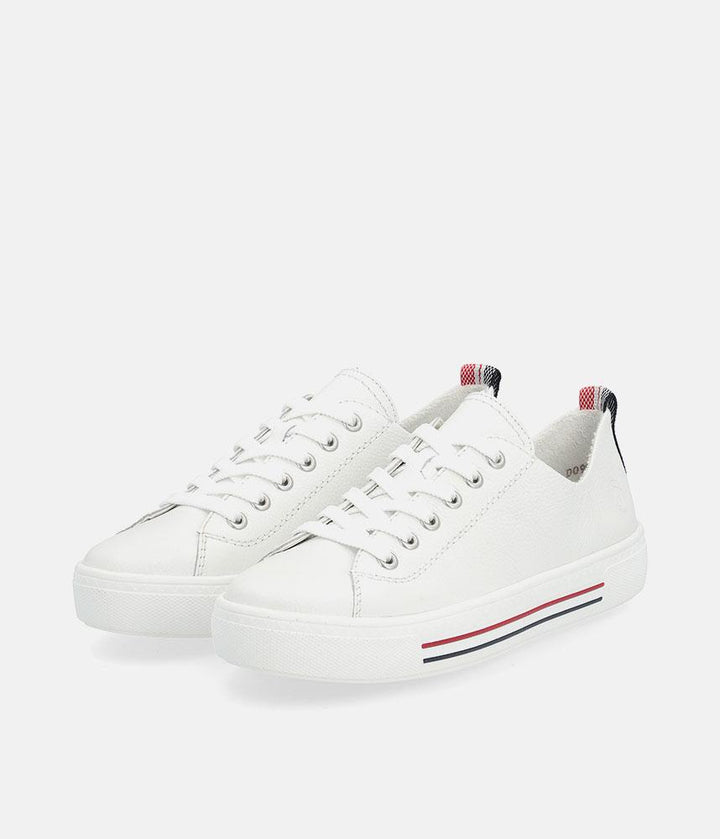 Remonte Fashionable White Lace Up Shoes
