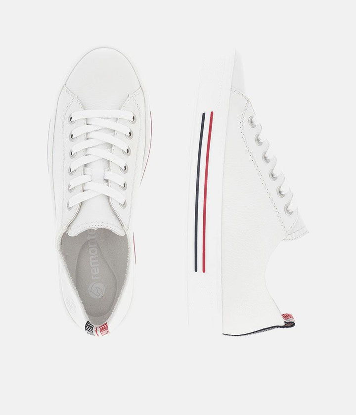Remonte Fashionable White Lace Up Shoes