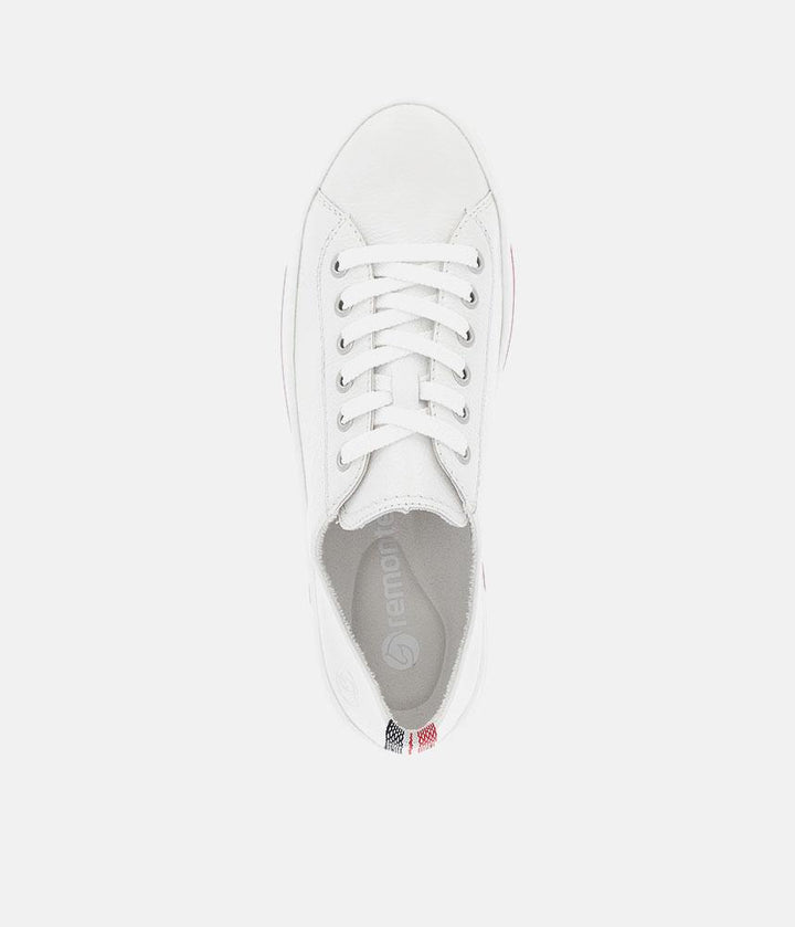Remonte Fashionable White Lace Up Shoes