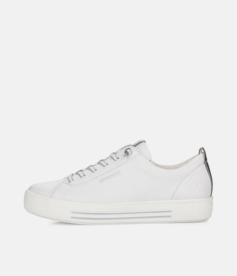 Remonte Trendy White Low Top Trainers