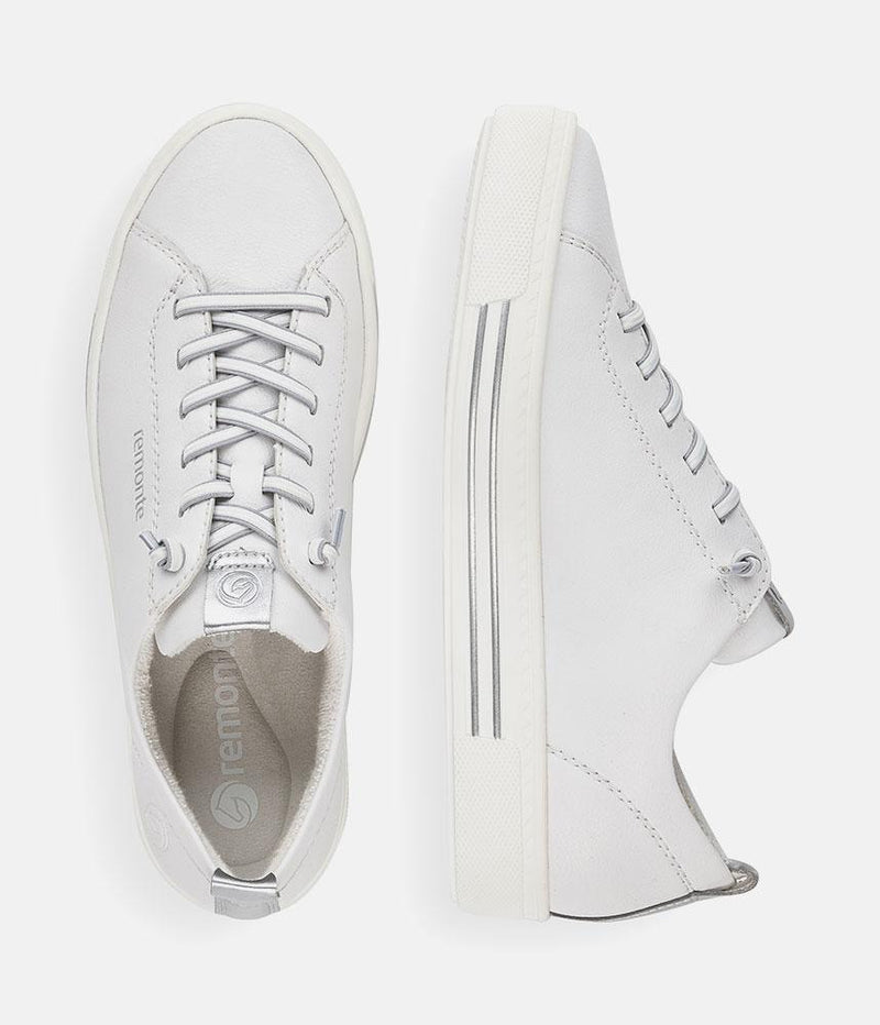 Remonte Trendy White Low Top Trainers