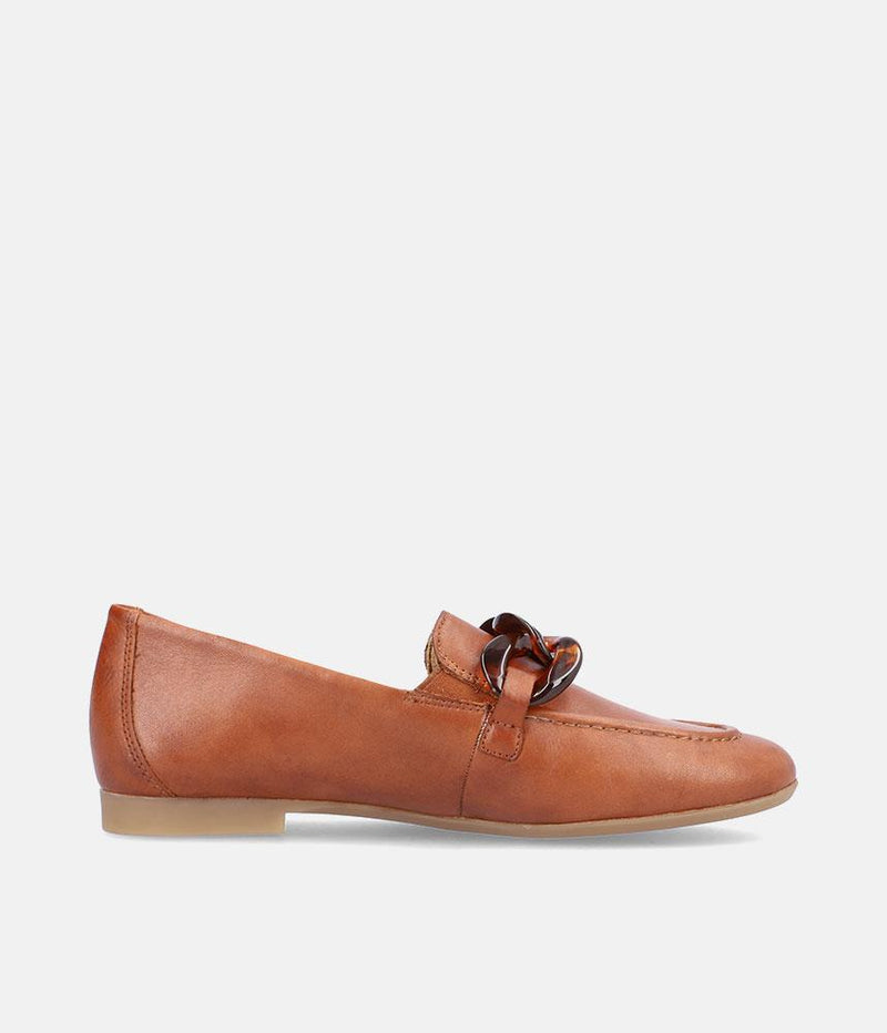 Remonte Stylish Brown Leather Slip On Shoe