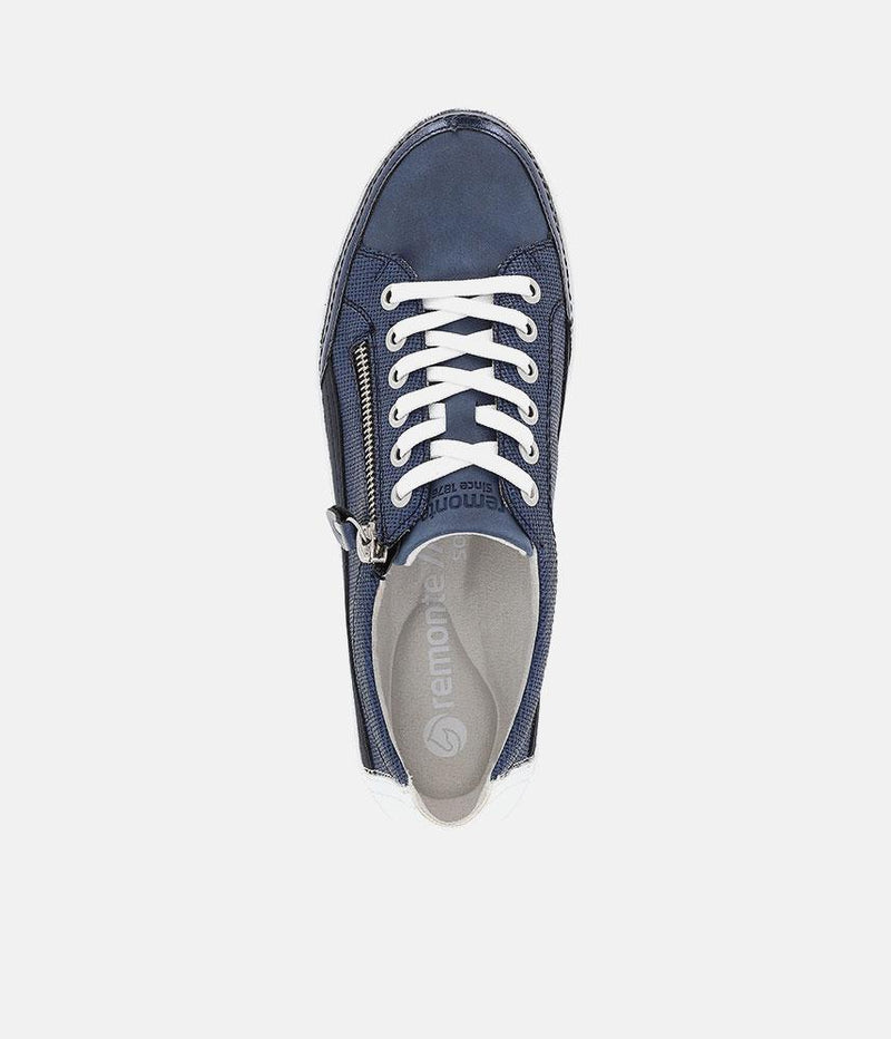 Remonte Stylish Navy Lace up Trainers