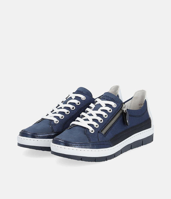 Remonte Stylish Navy Lace up Trainers