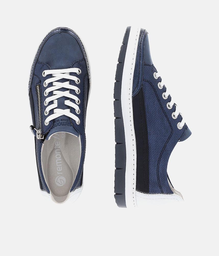 Remonte Stylish Navy Lace up Trainers