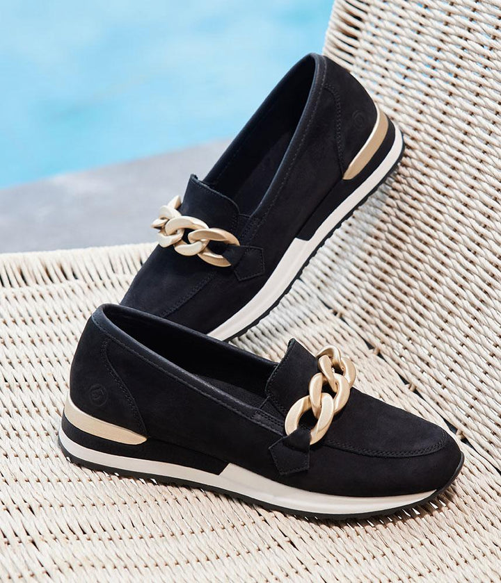Remonte Fabulous Black Slip On Shoe