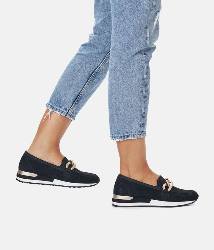 Remonte Fabulous Black Slip On Shoe