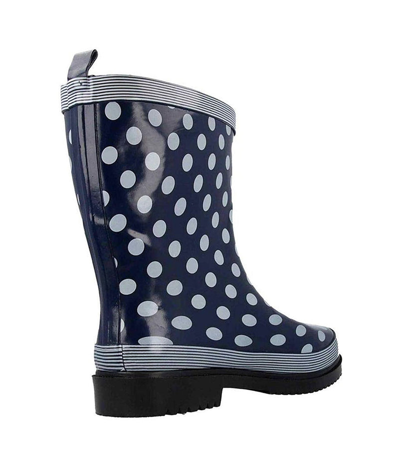 Cute Polka Dot Wide Fit Midi Rainboots