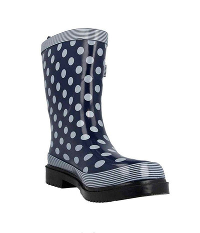 Cute Polka Dot Wide Fit Midi Rainboots