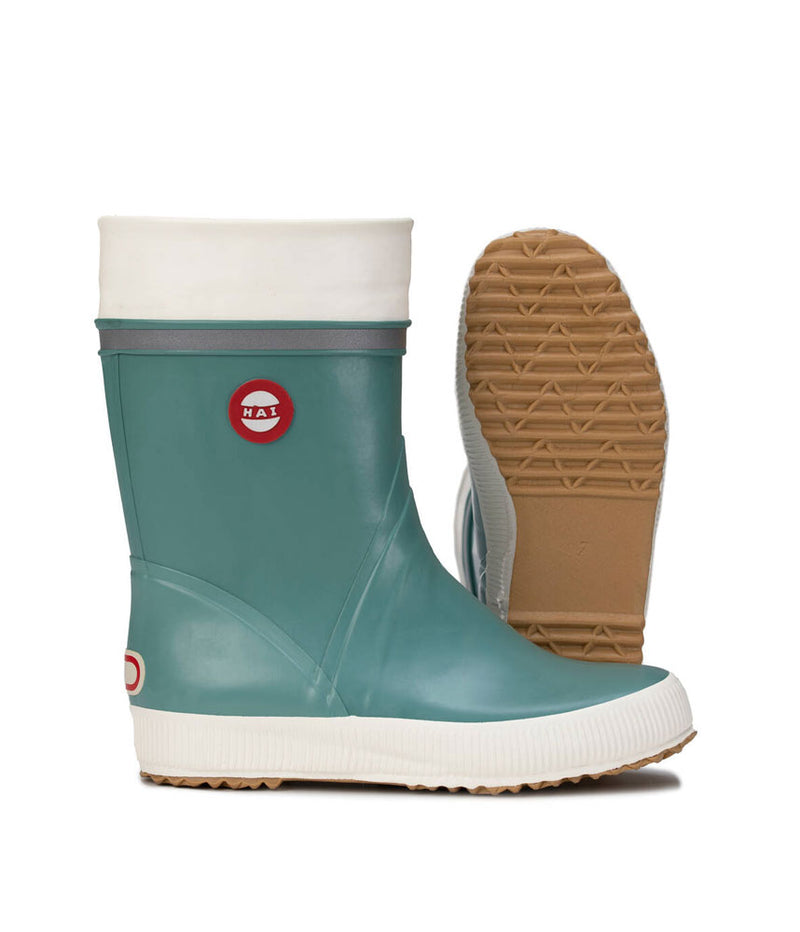 Stylish HAI Leaf Green Rubber Boots