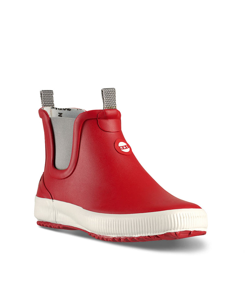 Stylish HAI LOW Dark Red Rubber Boots