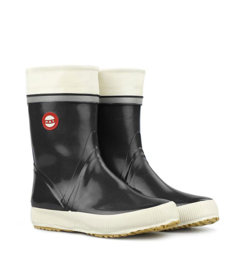 Stylish HAI Black Rubber Boots