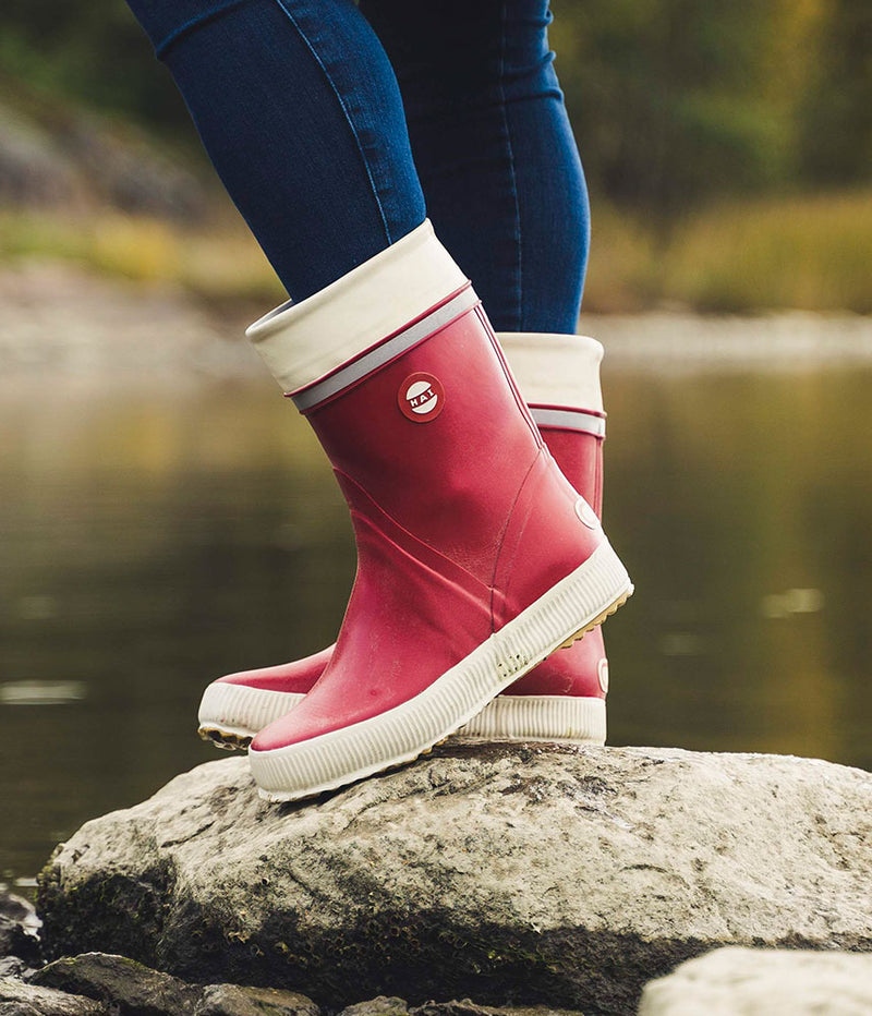 Stylish HAI Red Rubber Boots