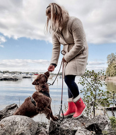 Stylish HAI Red Rubber Boots