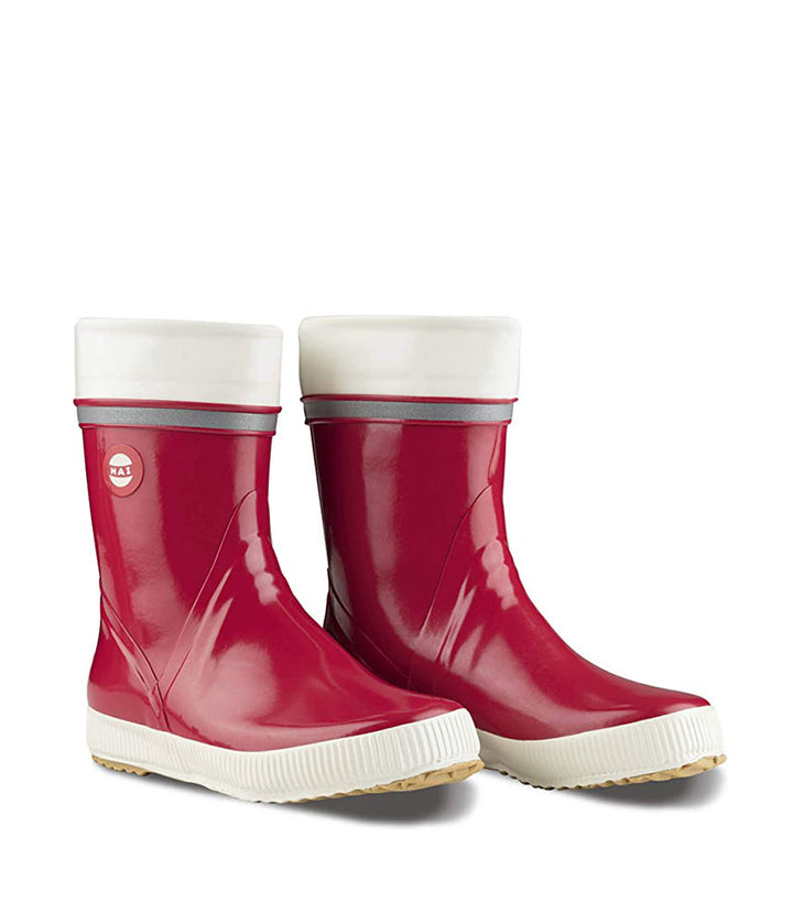 Stylish Hai Red Rubber Boots 11 Uk 45 EU 13 US