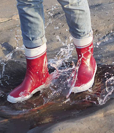 Stylish HAI Red Rubber Boots