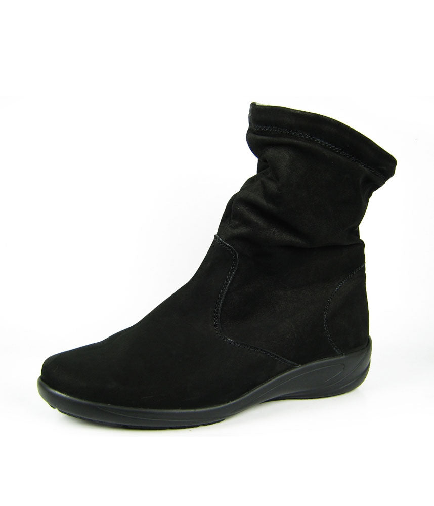 Semler Premium Black Suede Slouch Boots â Tall Size
