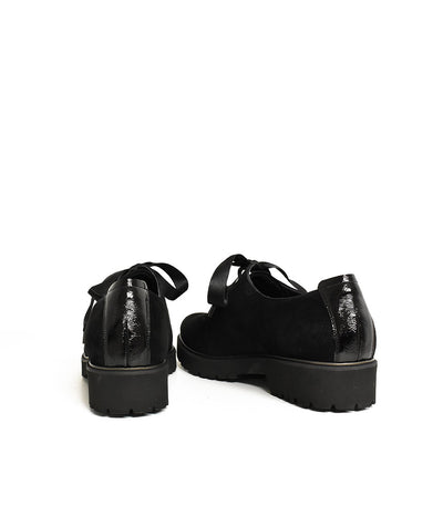 Semler Fashionable Black Suede Shoes