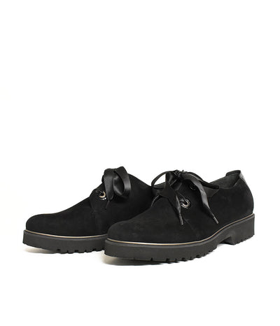 Semler Fashionable Black Suede Shoes