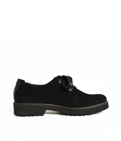 Semler Fashionable Black Suede Shoes