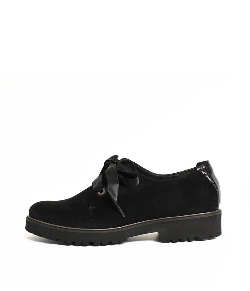 Semler Fashionable Black Suede Shoes