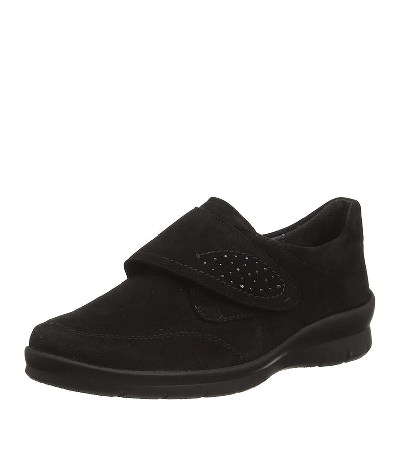 Semler Deluxe Black Velour Shoes