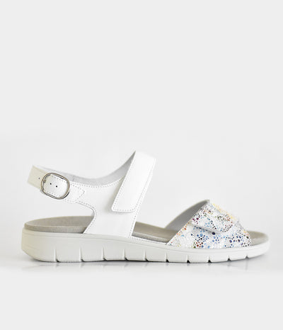 Semler Metallic Floral Sporty Sandal