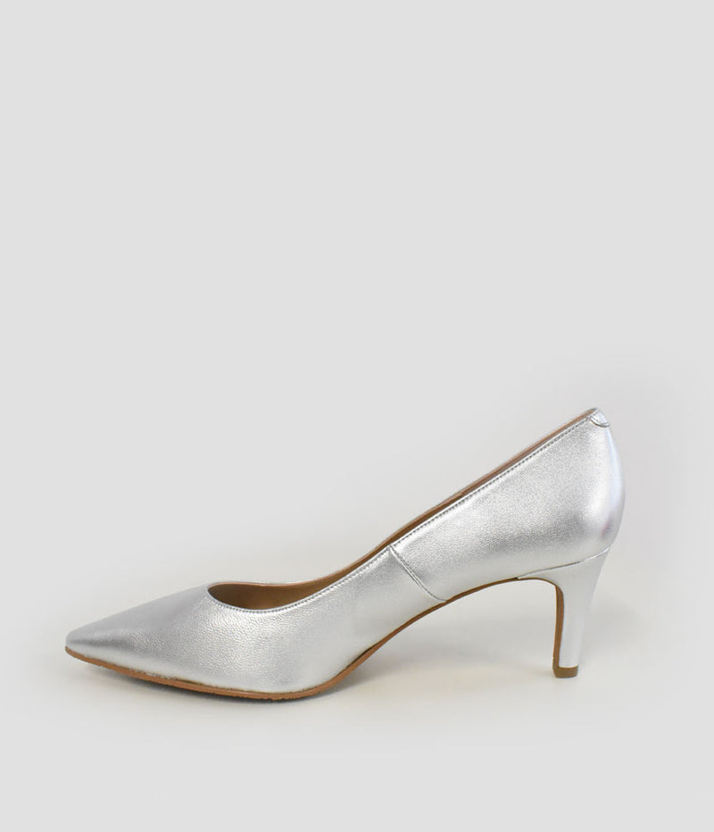 Cinderella Shoes Fabulous Metallic Silver Heels