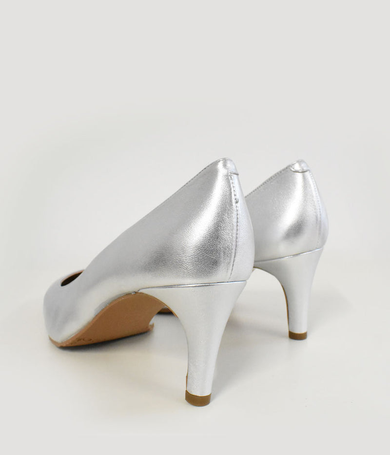 Cinderella Shoes Fabulous Metallic Silver Heels