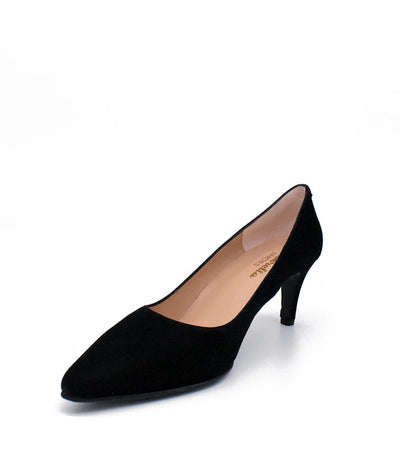 Cinderella Shoes Classic Black Suede Stiletto Heel