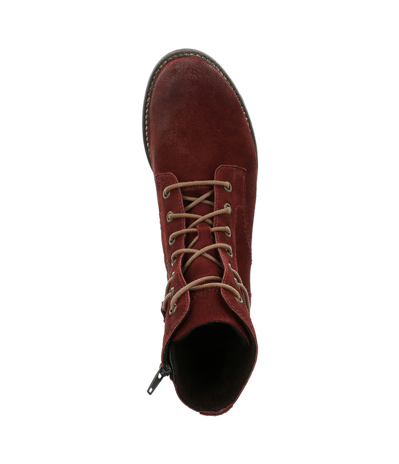 Josef Seibel Stylish Carmine Red Tall Ankle Boots