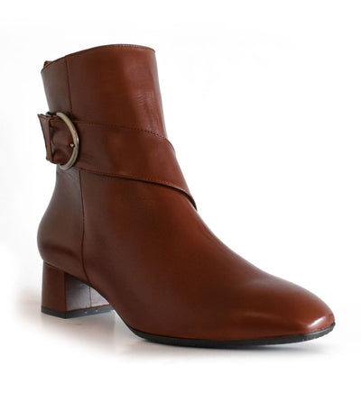 Super Stylish Cognac Ankle Boots