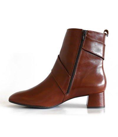 Super Stylish Cognac Ankle Boots