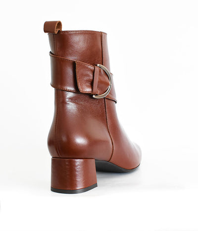 Super Stylish Cognac Ankle Boots