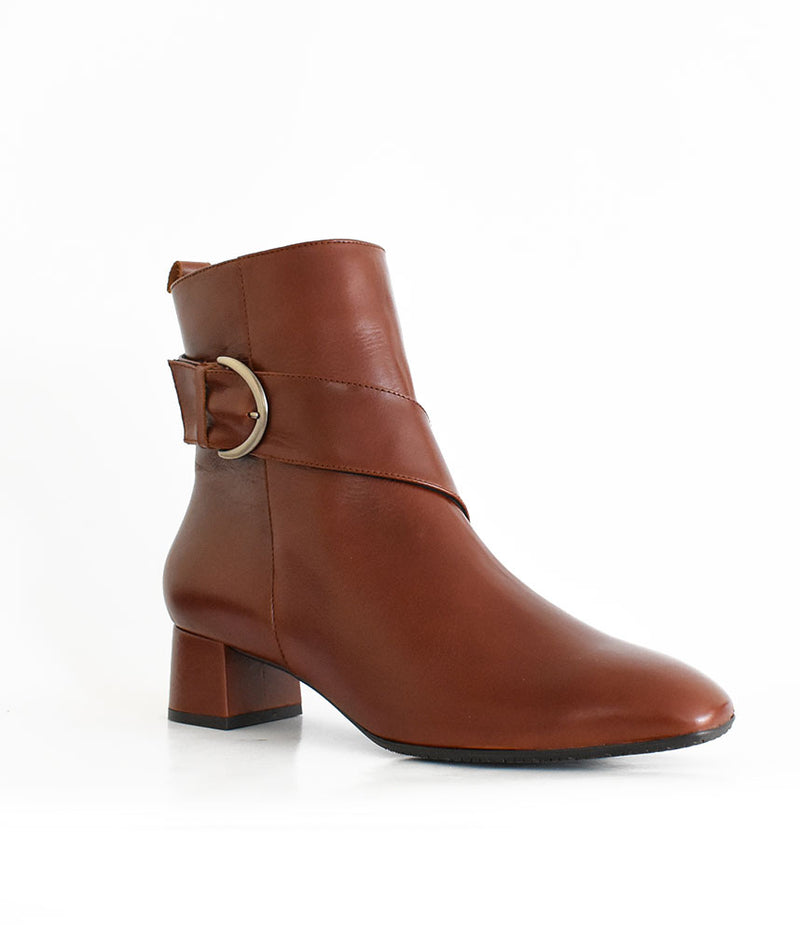 Super Stylish Cognac Ankle Boots