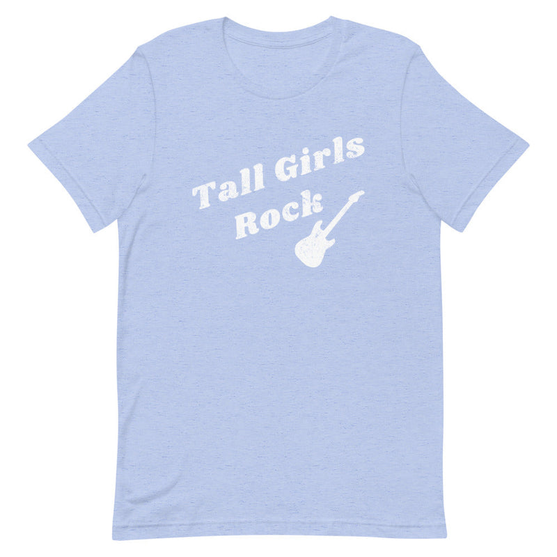 TALL GIRLS ROCK T-SHIRT (DISTRESSED) (FINAL SALE)